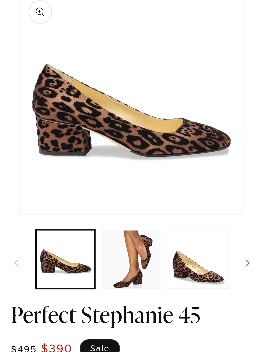 Sarah Flint Perfect Stephanie 45 Leopard Print Block Heel Pumps - Brown/Black